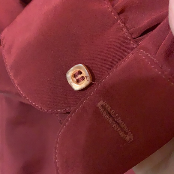Vintage St John Blouse in Brick Red Size 6 - Picture 4 of 4